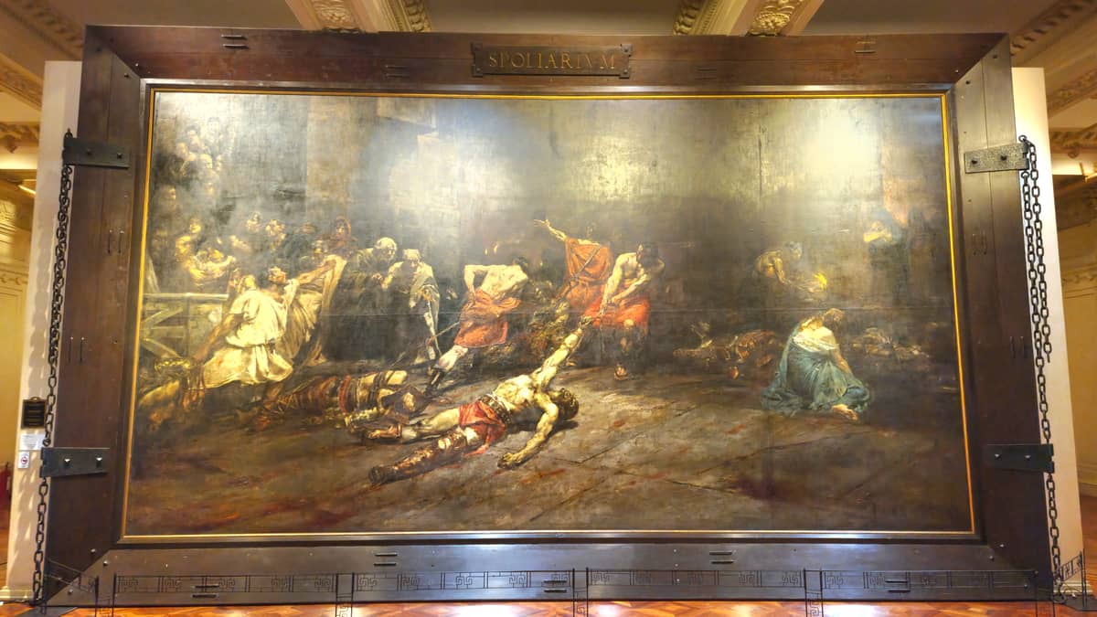 Juan Luna’s ‘Spoliarium’ is one of the highlights of the National Museum of Fine Arts.